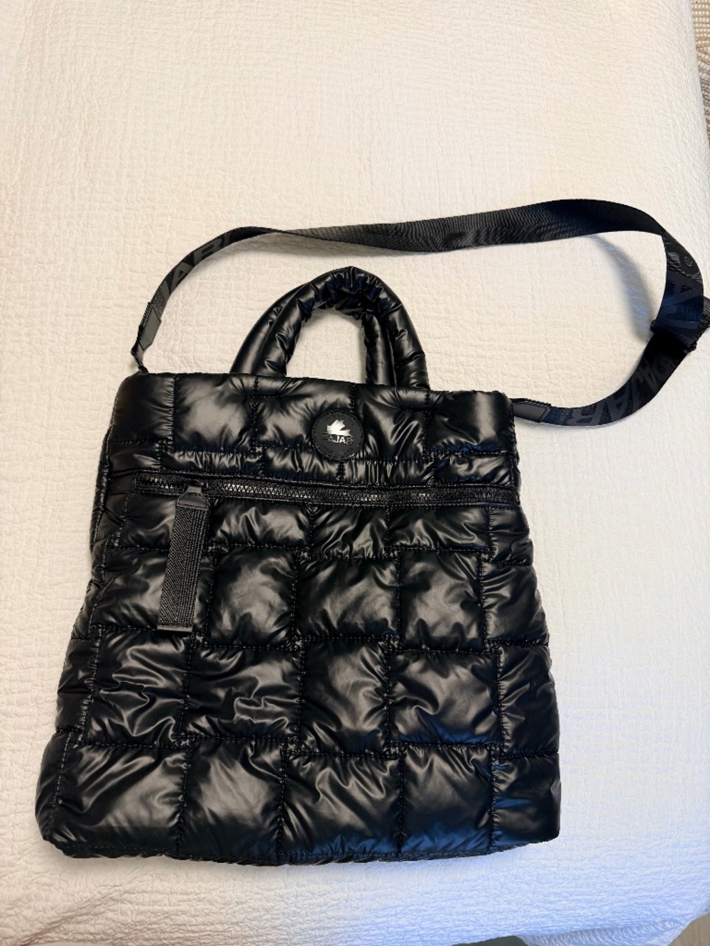 Pajar Quilted Tote Bag in Black